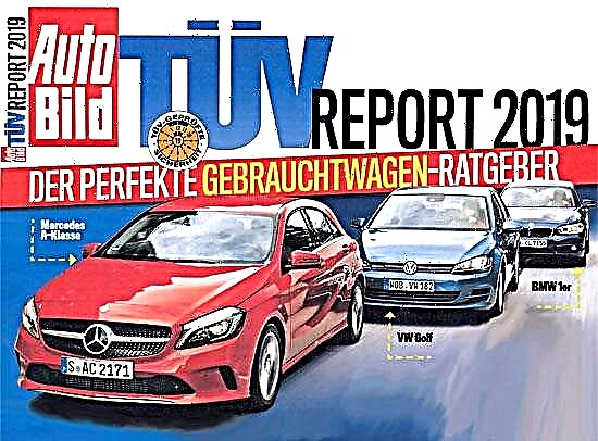 Avaliação de confiabilidade de carros usados ​​TUV Report 2019
