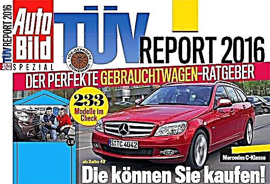 Käytettyjen autojen luotettavuusluokitus TUV -raportti 2016