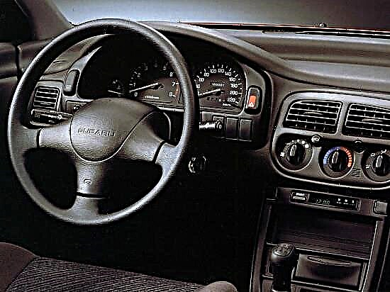 The first incarnation of the Subaru Impreza