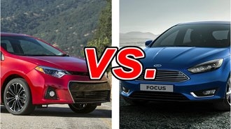 Ford Focus vs Toyota Corolla võrdlus